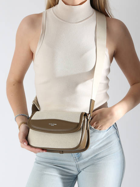 Cross Body Tas Deauville David jones Groen deauville CM7461 ander zicht 1